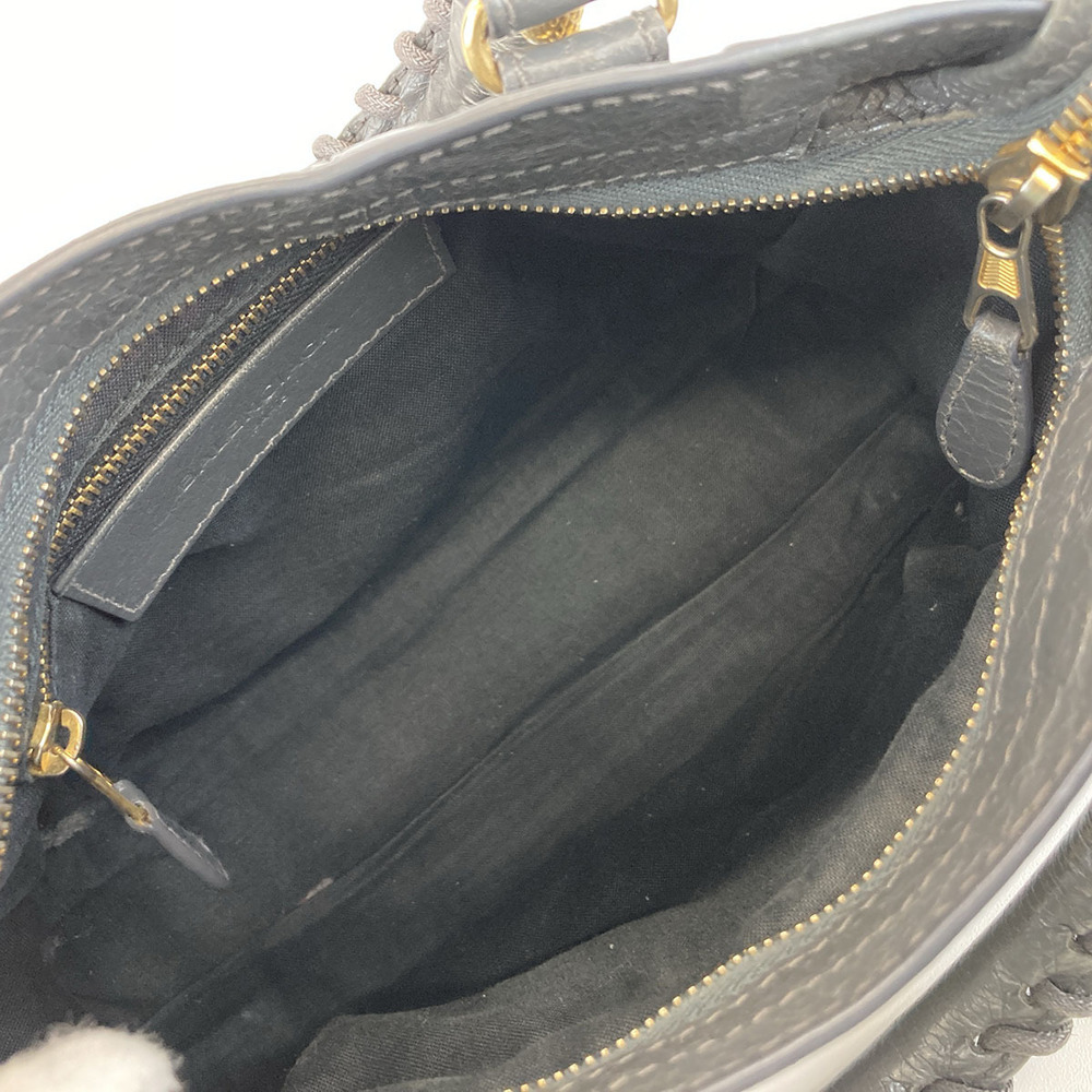 BALENCIAGA Giant City Handbag Leather Gray - Picture 6 of 6